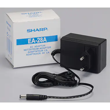 Sharp EA-28A - Netzteil - für Sharp EL-1601H, EL-1611H, EL-1611PA, EL-1625H, EL-1801C, EL-1801L, EL-2626H