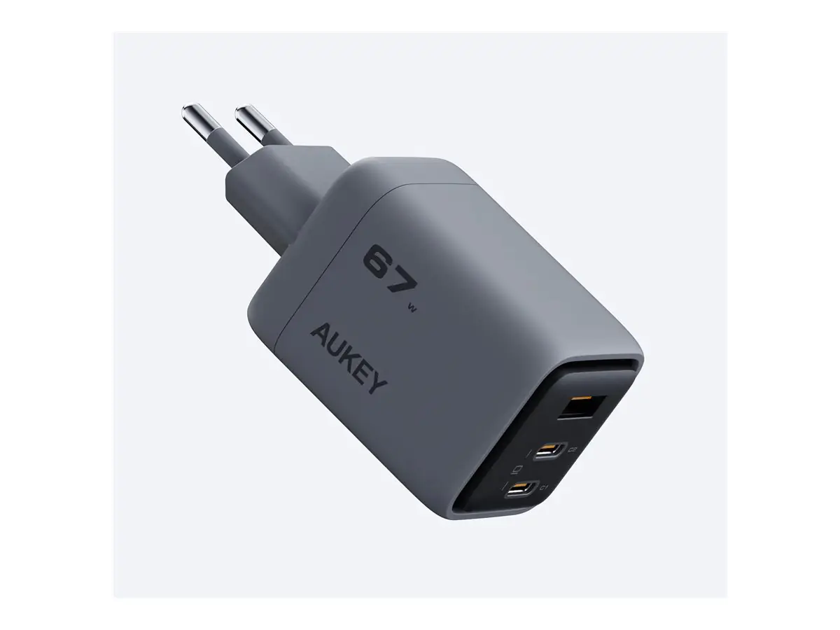 AUKEY PA-C3 Comet Mix 3 67W PD Wall Charger with GaN Technology