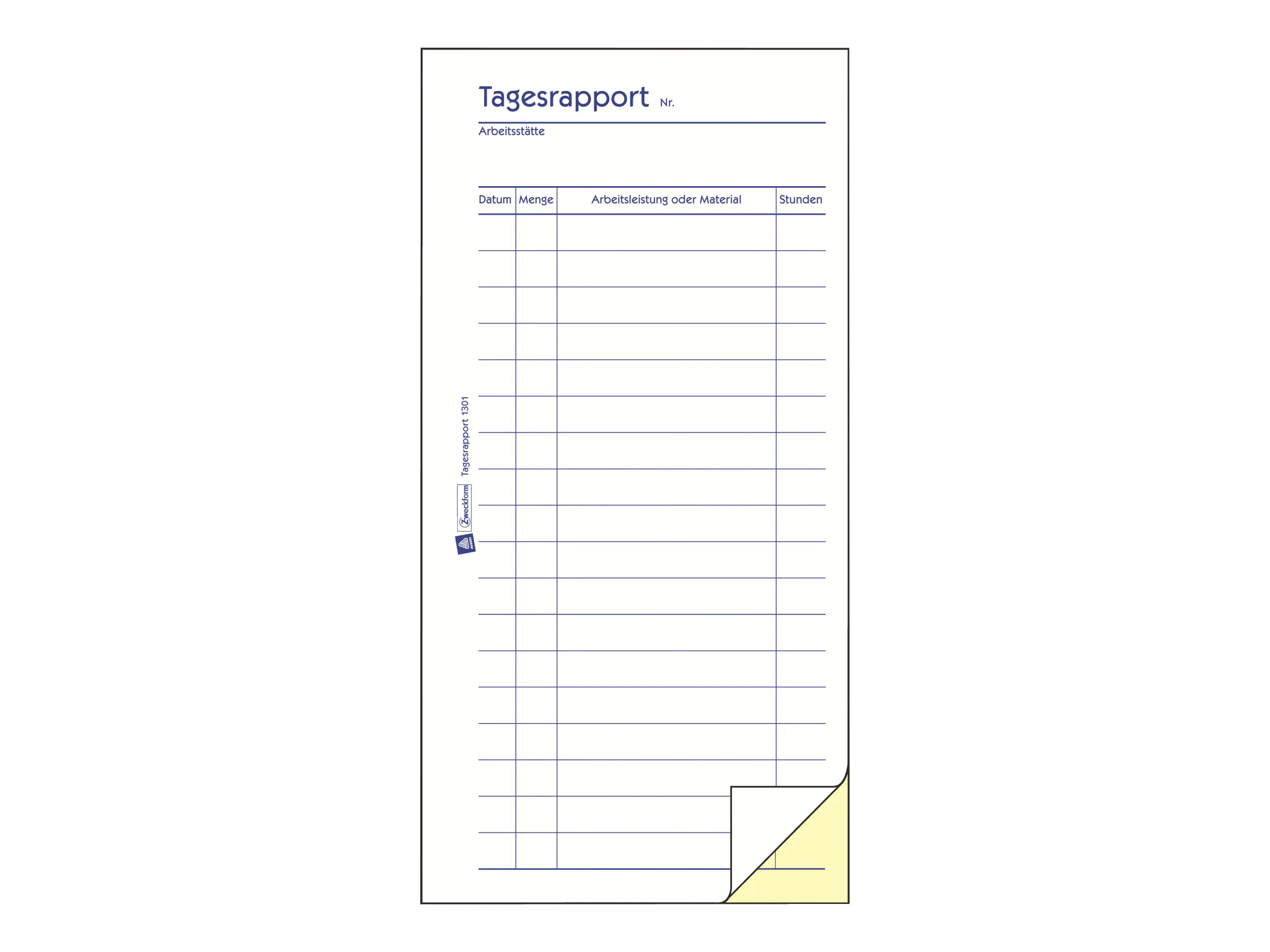 Avery Zweckform Tagesbericht - 50 Blatt - Kopie 1301