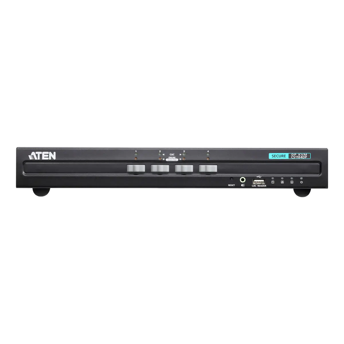 ATEN CS1184DP - KVM-/Audio-Switch - 4 x KVM/Audio - 1 lokaler Benutzer - Desktop