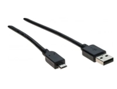 exertis Connect - USB-Kabel - USB (M) zu Micro-USB Typ B (M) - USB 2.0 - 2 m - Schwarz