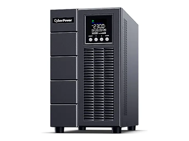 CyberPower Online S Series OLS3000EA - USV - Wechselstrom 230 V - 2700 Watt - 3000 VA - 9 Ah - RS-232, USB - Ausgangsanschlüsse: 8 - aktive PFC - Schwarz