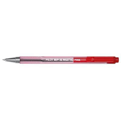PILOT Kugelschreiber BP-S MATIC 2026002 F Druckmechanik rot