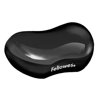 Fellowes Gel Crystals Flex Rest - Handgelenkkissen - Schwarz