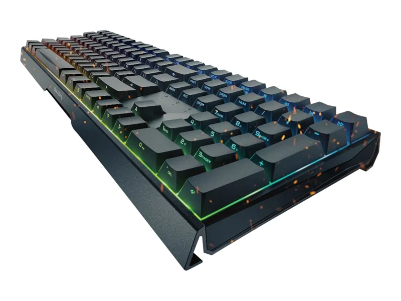 CHERRY MX-Board 3.0 S - Tastatur - Hintergrundbeleuchtung - USB - Deutsch - Tastenschalter: CHERRY MX Silent Red - Schwarz