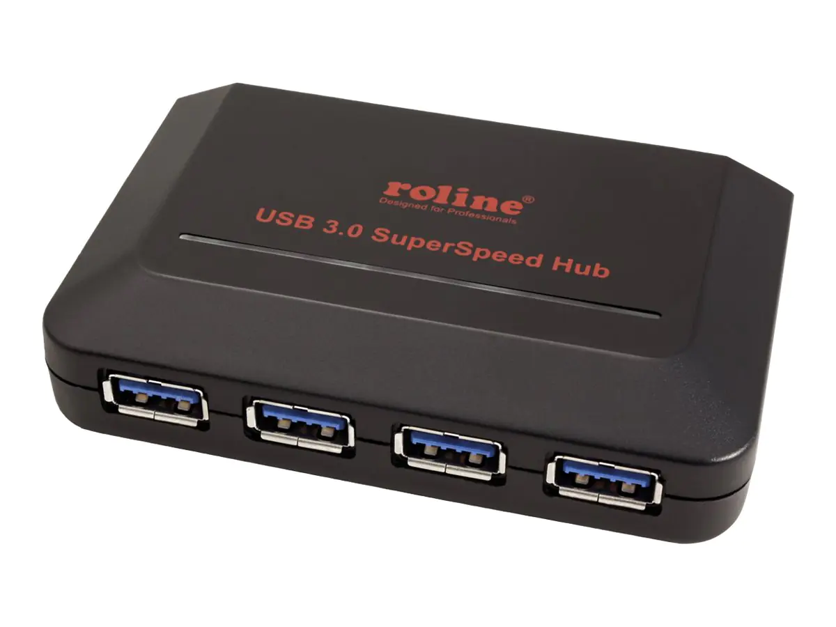 Rotronic Roline - Hub - 4 x SuperSpeed USB 3.0 - Desktop