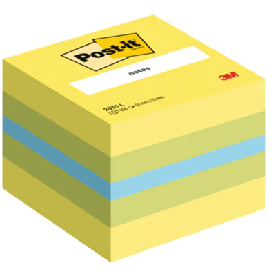 Post-it Haftnotizwürfel Mini 2051-L 51x40x51mm 400Bl. limone