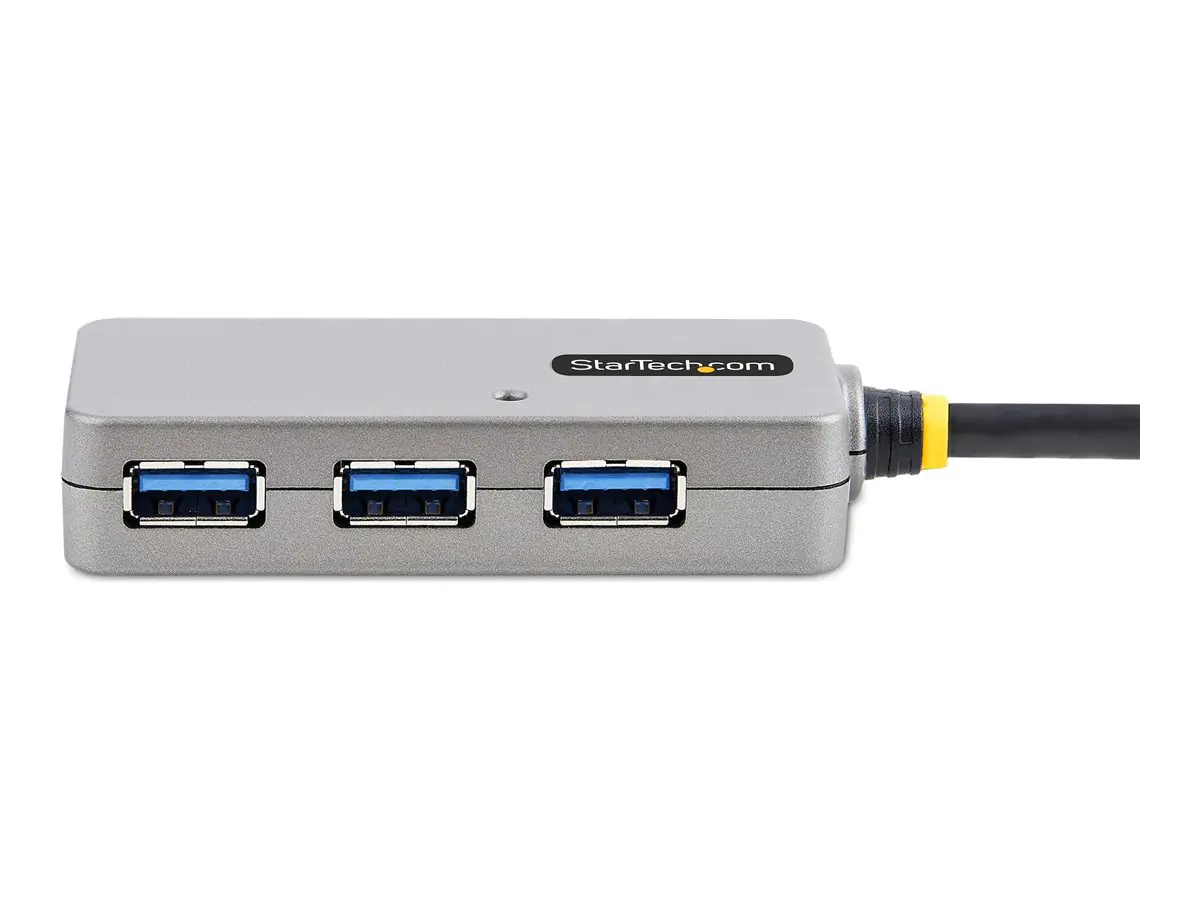 StarTech USB Extender Hub, 10m USB 3.0 Extension Cable with 4-Port USB Hub, Active/Bus Powered USB Repeater Cable, Optional 20W Power Supply Included - USB-A Hub w/ ESD Protection (U01043-USB-EXTENDER) - Hub - 4 x USB 3.2 Gen 1 - Desktop