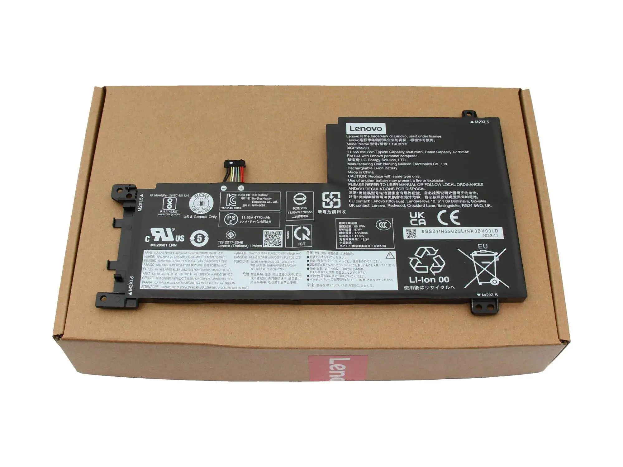 Lenovo Notebook-Akku Akku 5B10W86947 - Akku - 57 mAh