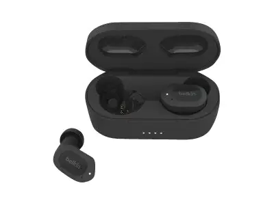 Belkin SoundForm Play - True Wireless-Kopfhörer mit Mikrofon - im Ohr - Bluetooth - aktive Rauschunterdrückung - Midnight