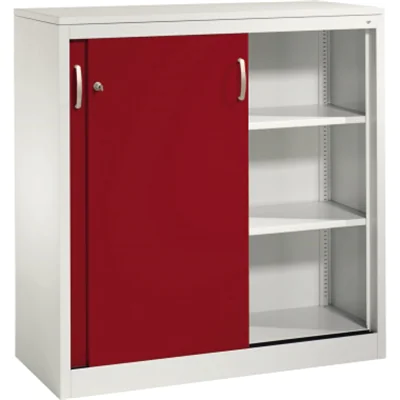 C+P Akten-Sideboard 20571200S10058 3OH 1200x1200x500mm lgr/rrt