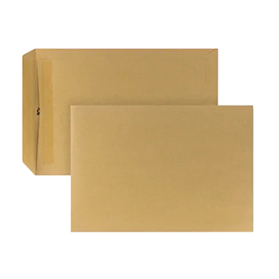 POSTHORN Versandtasche DIN C4 229 x 324 mm (B x H) ohne Fenster 90g/m² mit Selbstklebung Papier ohne Fadenverstärkung braun 250 St./Pack.