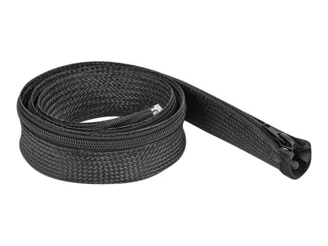 Delock - Geflechtschlauch - 1 m - Schwarz