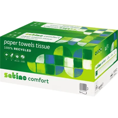 Satino Papierhandtuch Comfort 277200 25x23cm 2lg ws 3.200Bl.