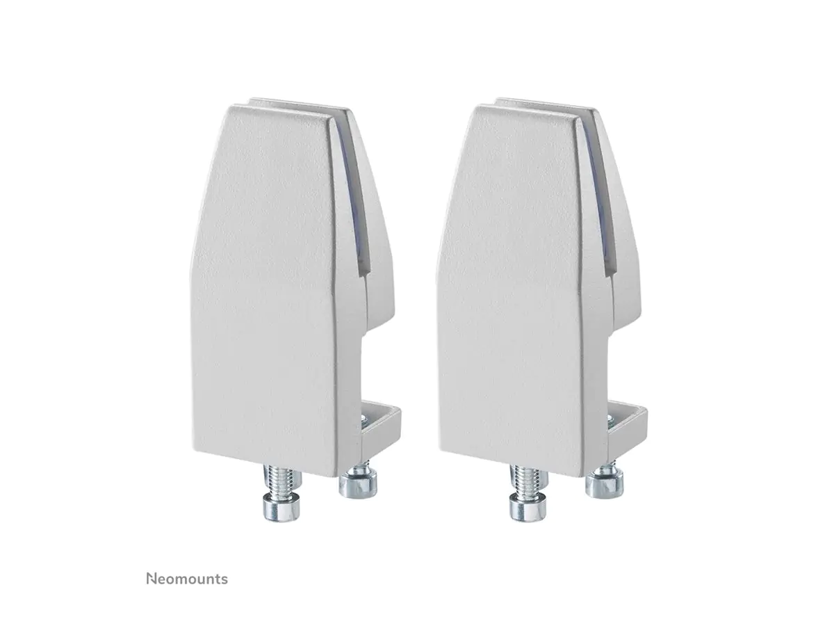 Neomounts Schreibtischzwinge - weiß (Packung