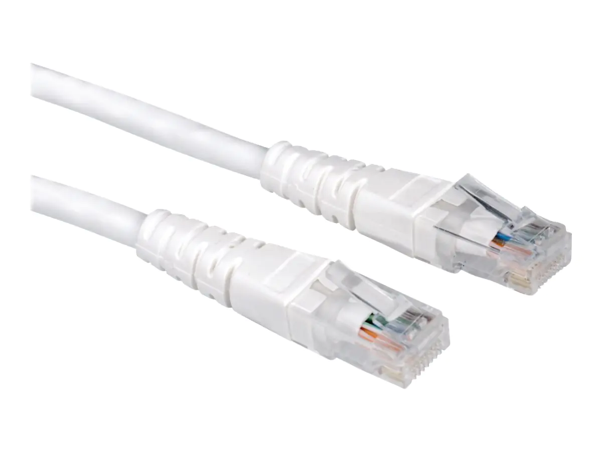 VALUE - Patch-Kabel - RJ-45 (M) zu RJ-45 (M) - 10 m - UTP - CAT 6 - geformt, verseilt - weiß