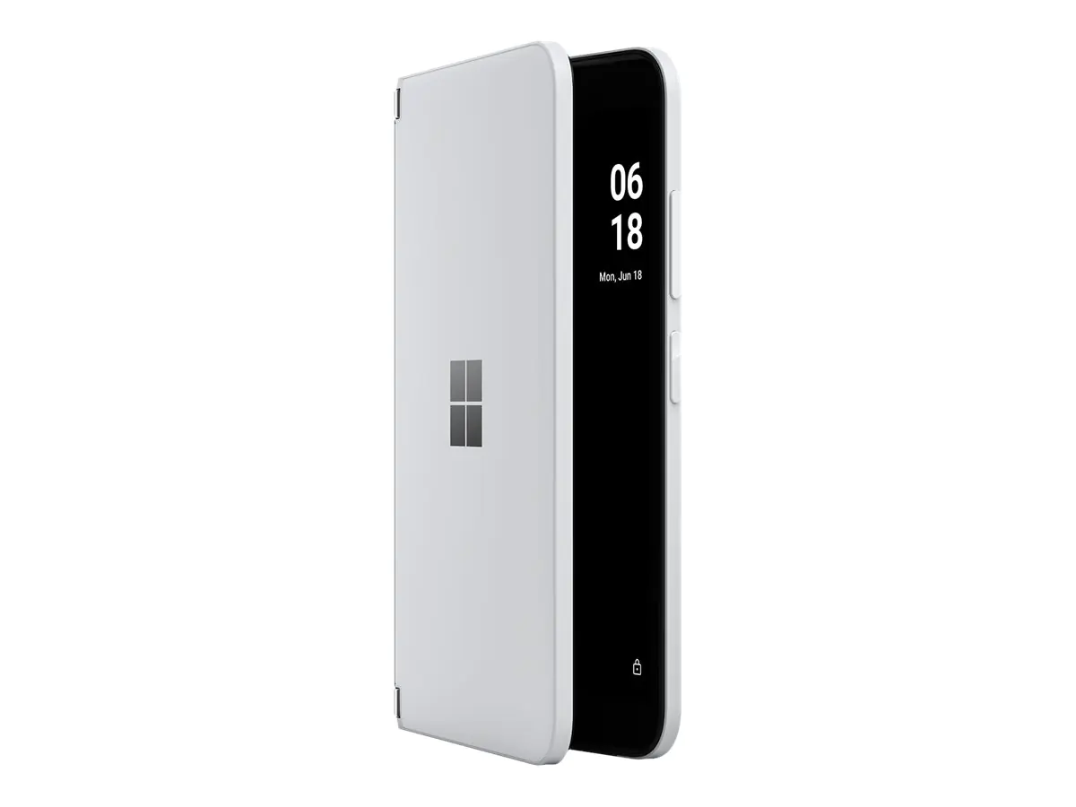 Microsoft Surface Duo 2 - 5G Smartphone - Dual-SIM - RAM 8 GB / Interner Speicher 128 GB - OLED-Display - 8.3" 2688 x 1892 Pixel (90 Hz) - Triple-Kamera 12 MP, 12 MP, 16 MP 12 MP - Glacier