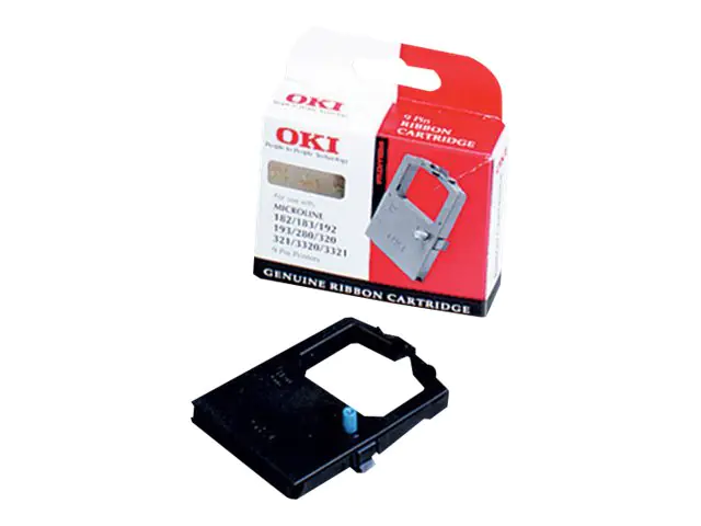 OKI Schwarz - Farbband - für OKI ML280; Microline 09002303