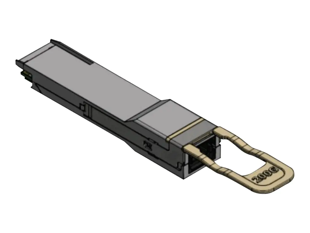 NVIDIA - QSFP56 Empfängermodul - 200GbE - 200GBase-SR4 - MPO-12/UPC Multi-Mode - bis zu 100 m - 850 nm