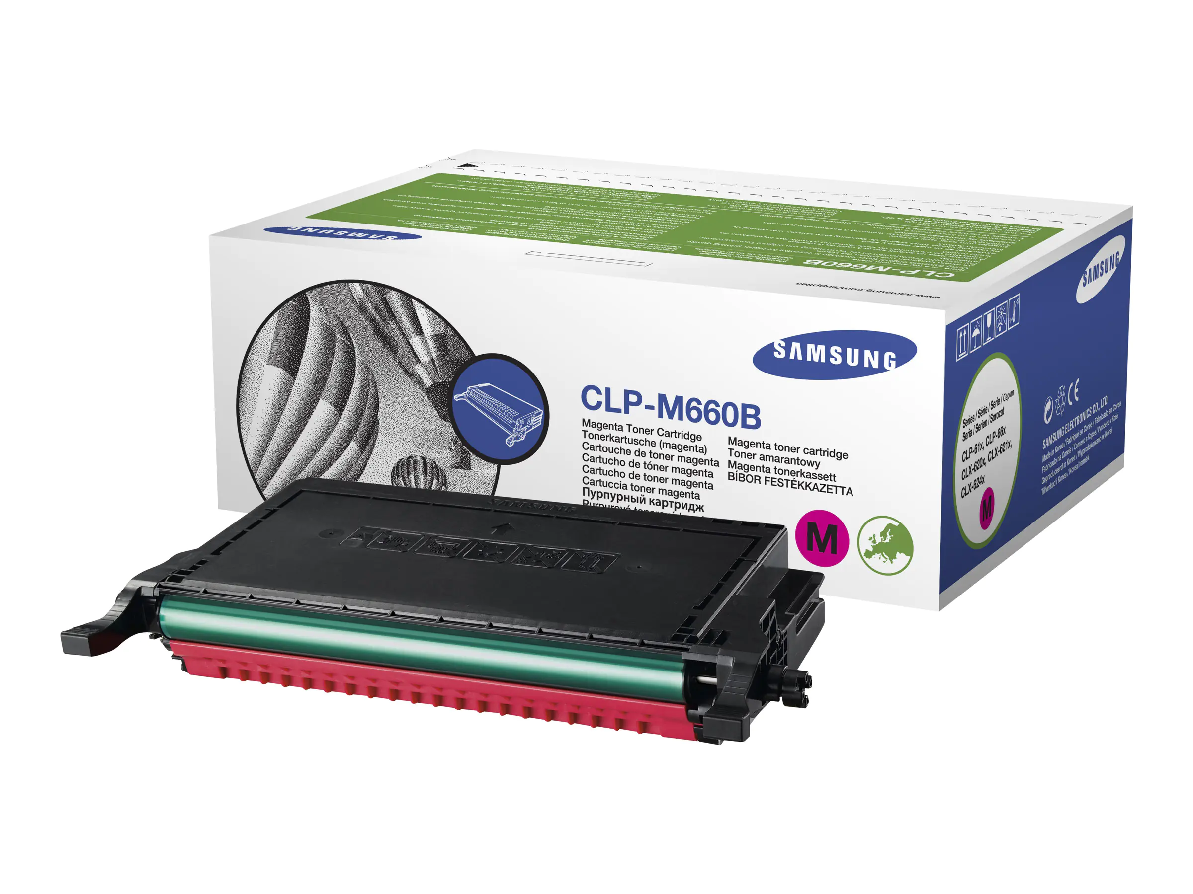 Samsung CLP-M660B - Magenta - Original - Tonerpatrone - für CLP-610ND, 660N, 660ND; CLX-6200FX, 6200ND, 6210FX, 6240FX