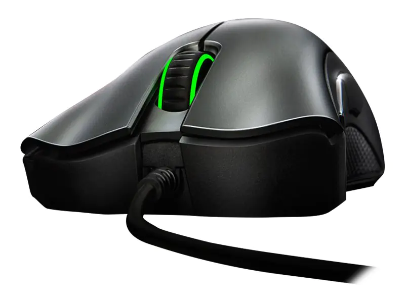 Razer DeathAdder Essential - Maus - ergonomisch - Für Rechtshänder - optisch - 5 Tasten - kabelgebunden - USB