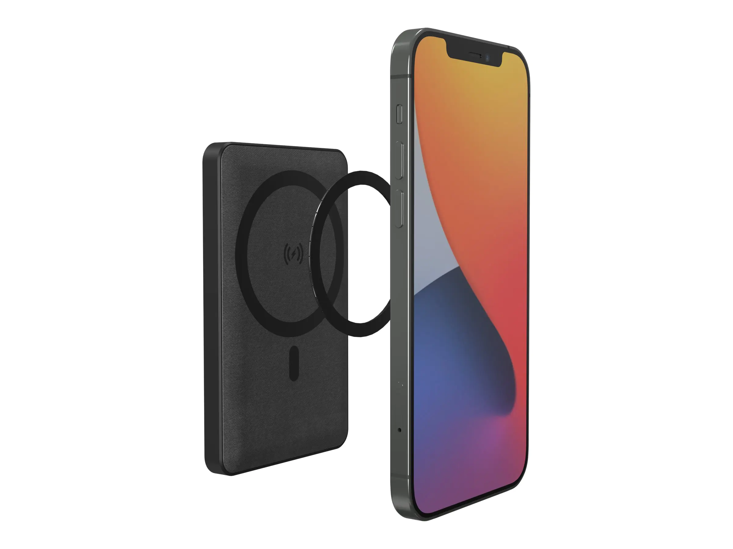 mophie snap+ juice pack mini - Induktive Ladematte / Powerbank - 5000 mAh - Schwarz
