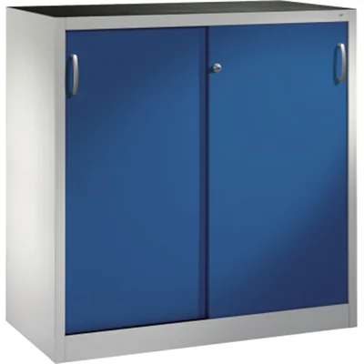 C+P Werkzeugschrank 205709S10028 Schiebetür 1200x1200x500mm lgr/ebl
