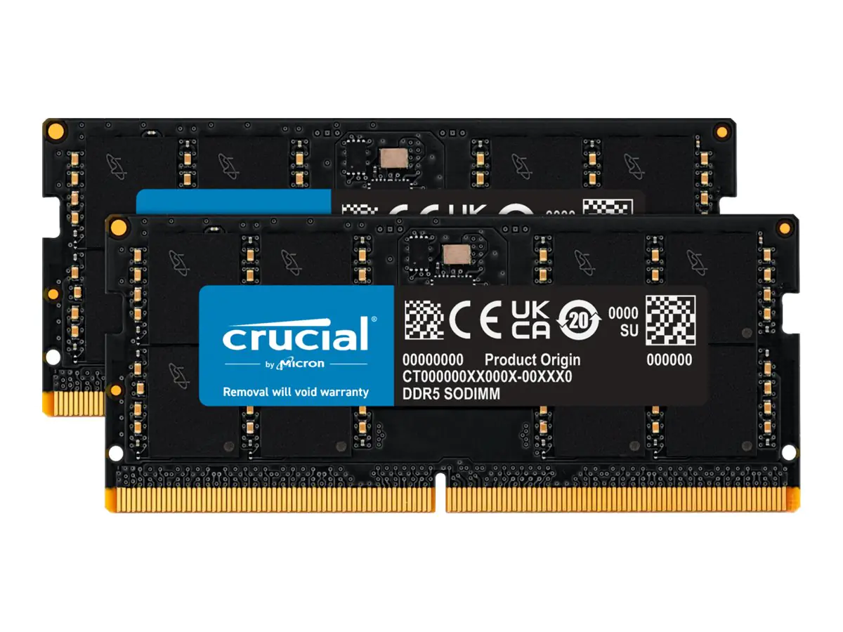 Crucial DDR5 - Kit - 64 GB: 2 x 32 GB - SO CT2K32G48C40S5