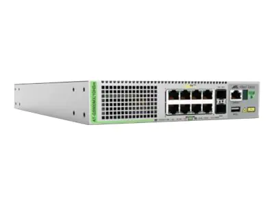 Allied Telesis CentreCOM AT-GS980MX/10HSM - Switch - L3 Lite - managed - 8 x 100/1000/2.5G/5G (PoE++) + 2 x 10 Gigabit SFP+ - an Rack montierbar - PoE++ (500 W)