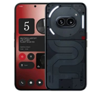 Nothing Phone (2a) - 5G Smartphone - Dual-SIM - RAM 8 GB / Interner Speicher 128 GB - OLED-Display - 6.7" - 2412 x 1084 Pixel (120 Hz) - 2 x Rückkamera 50 MP, 50 MP - front camera 32 MP - Schwarz
