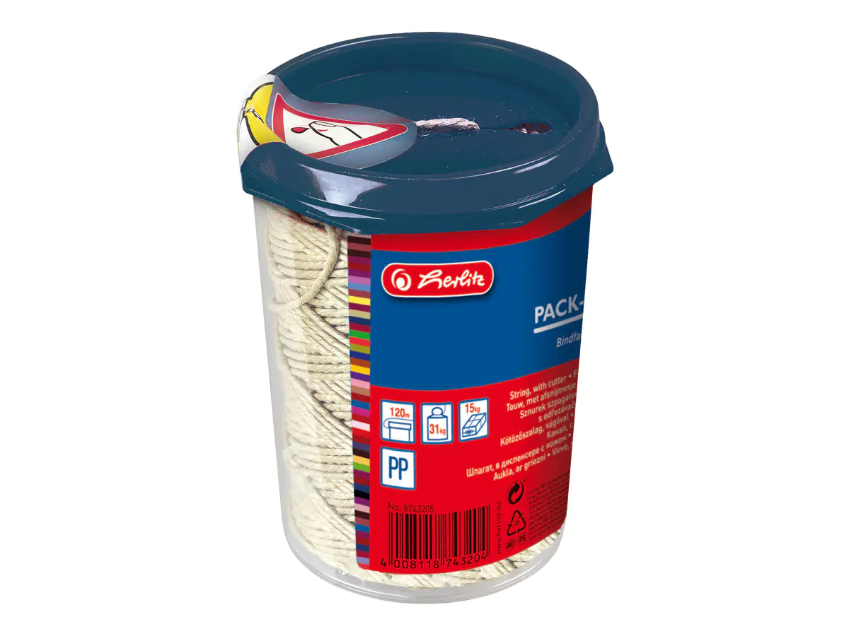 Herlitz Bindfaden 300010448 Spender 120m