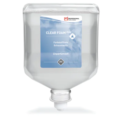 SC Johnson PROFESSIONAL Schaumseife Clear Foam PURE dermatologisch getestet 5,5-6,5 Bakterien Kartusche Kunststoff 2l
