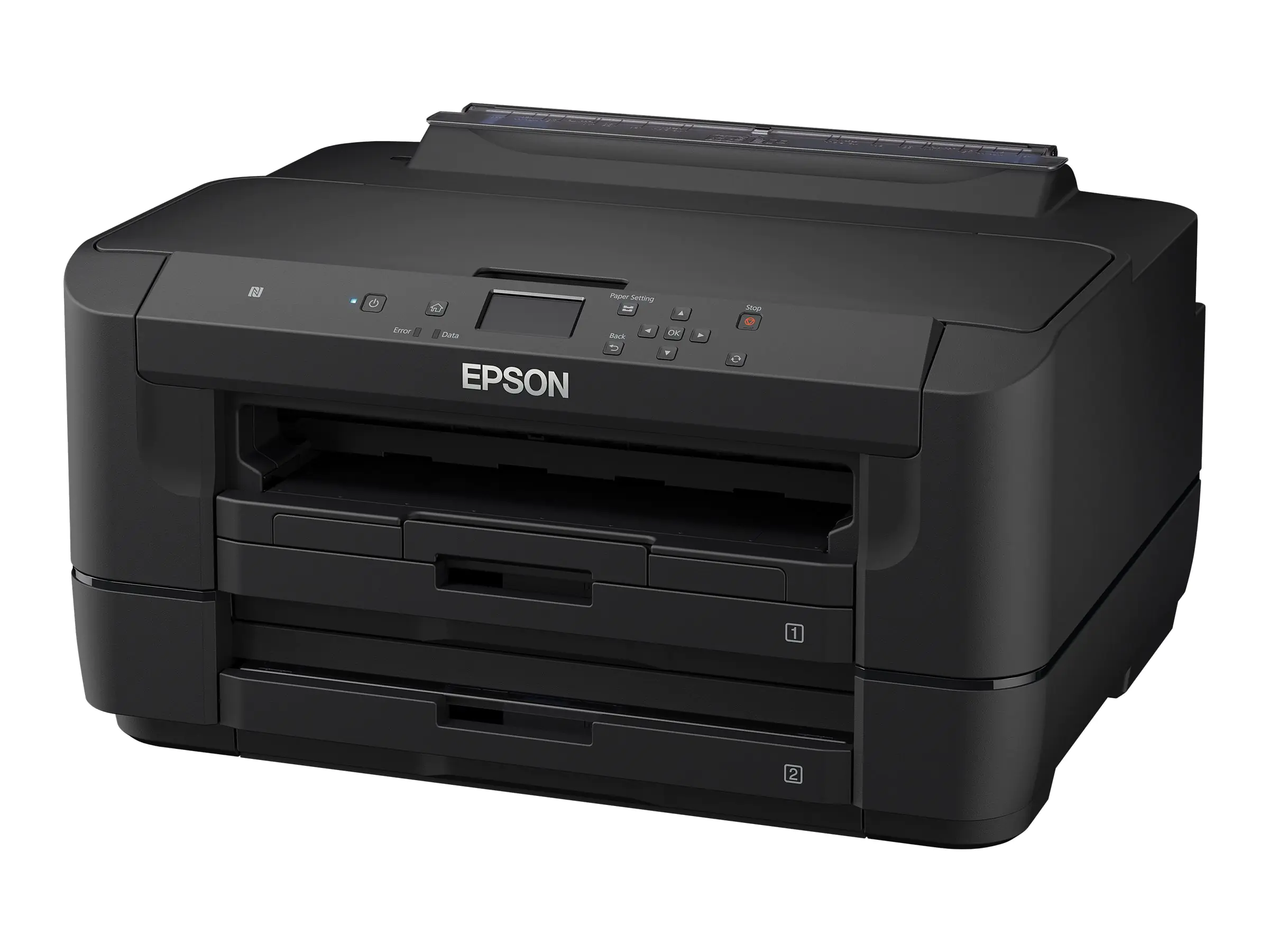 Epson WorkForce WF-7210DTW - Drucker - Farbe - Duplex - Tintenstrahl - A3 - 4.800 x 2.400 dpi - bis zu 18 Seiten/Min. (einfarbig)/bis zu 10 Seiten/Min. (Farbe) - Kapazität: 500 Blätter - USB 2.0, LAN, Wi-Fi(n)