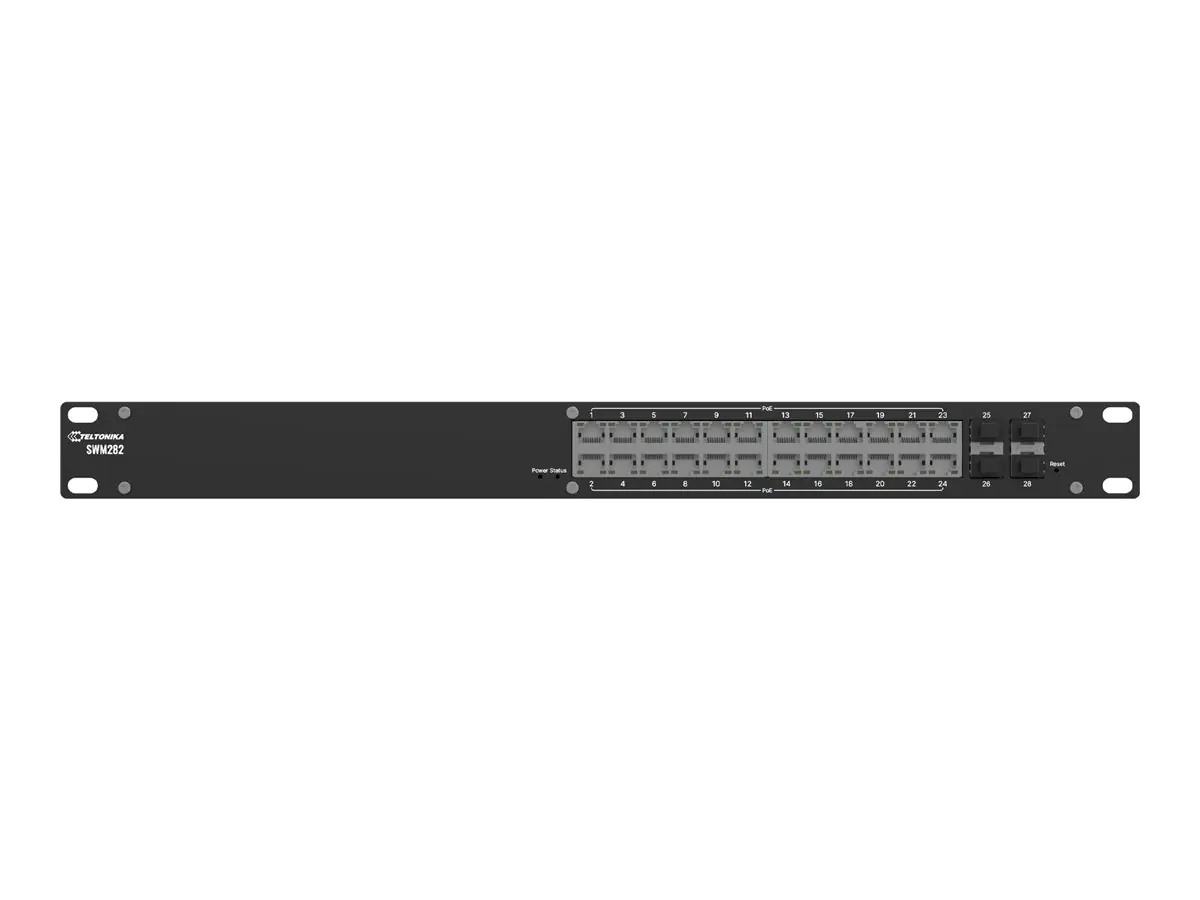 Teltonika SWM282 - Switch - L2+ - managed - 24 x 10/100/1000 (PoE+)