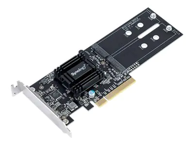 Synology M2D18 - Laufwerksschachtadapter - Erweiterungsschlitz auf 2 x M.2 - M.2 Card - PCIe 2.0 x8