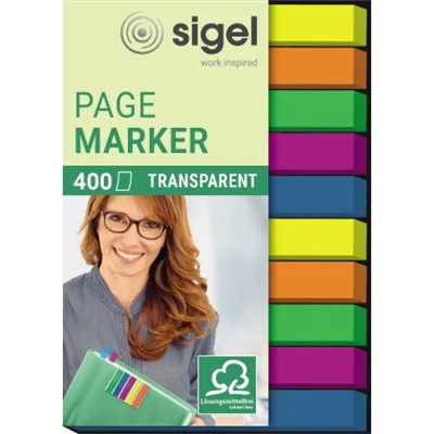 SIGEL Haftmarker HN617 6x50mm sortiert 400 St./Pack.