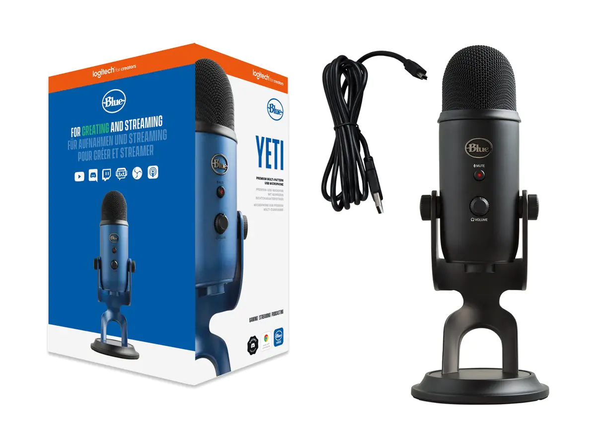 Blue Microphones Yeti - 10-Year Anniversary Edition - Mikrofon - USB - Blackout