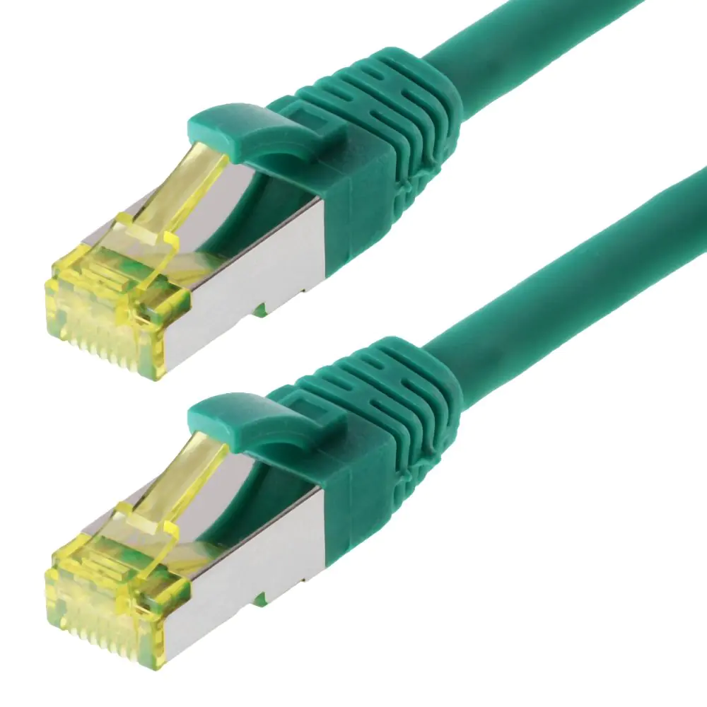 exertis Connect - Patch-Kabel - RJ-45 (M) zu RJ-45 (M) - 2 m - SFTP - CAT 6a - halogenfrei - grün