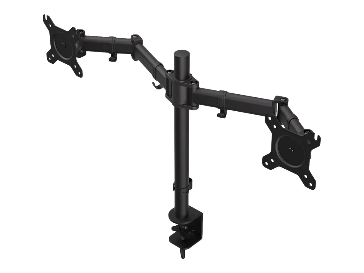 Endorfy Atlas Double - Aufstellung - für 2 LCD-Displays - Metall - Schwarz - Bildschirmgröße: bis zu 68,6 cm (bis zu 27 Zoll) - Tischmontage
