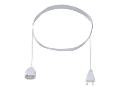 Bachmann Euro-Verlängerung, H03VVH2-F2 0,75 mm², weiß, 5,0m