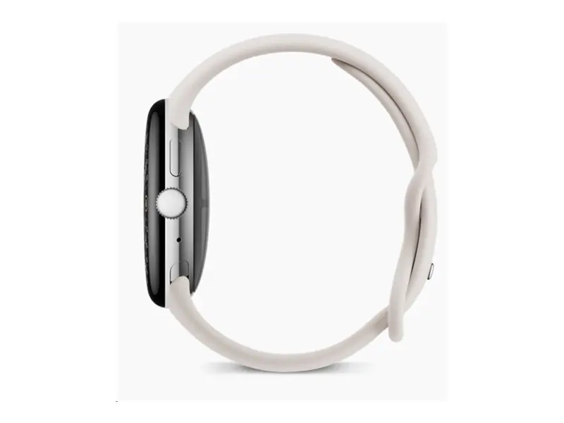 Google Pixel Watch 4 - 45 mm - Aluminium silber poliert