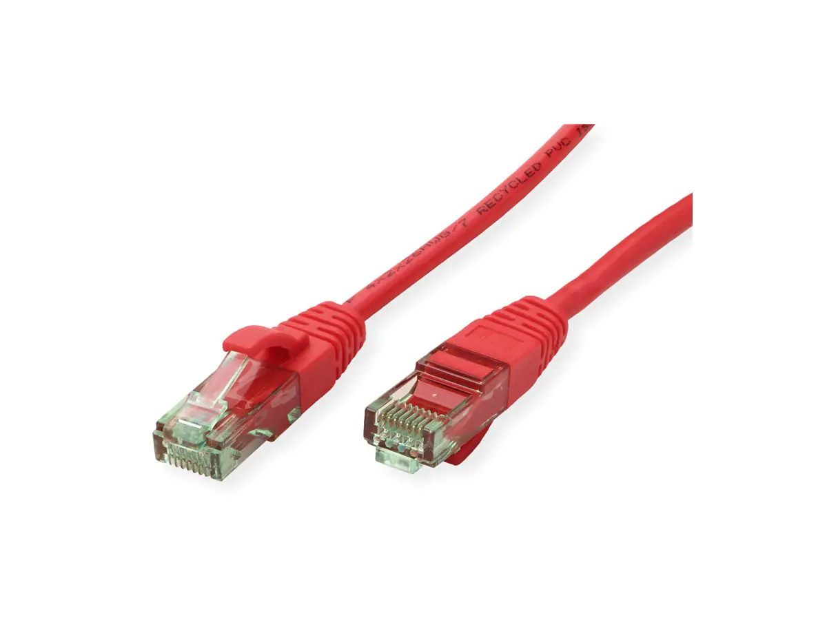 ROLINE RM UTP Patchkabel Kat6A/Kl.EA rot 10m - UTP