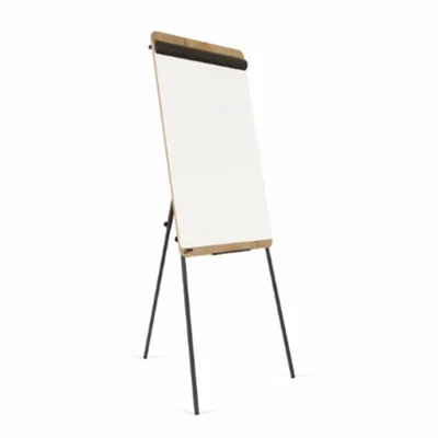 rocada Flipchart Natural 67 x 105 cm (B x H) 190cm Melamin/Holzfaser weiß
