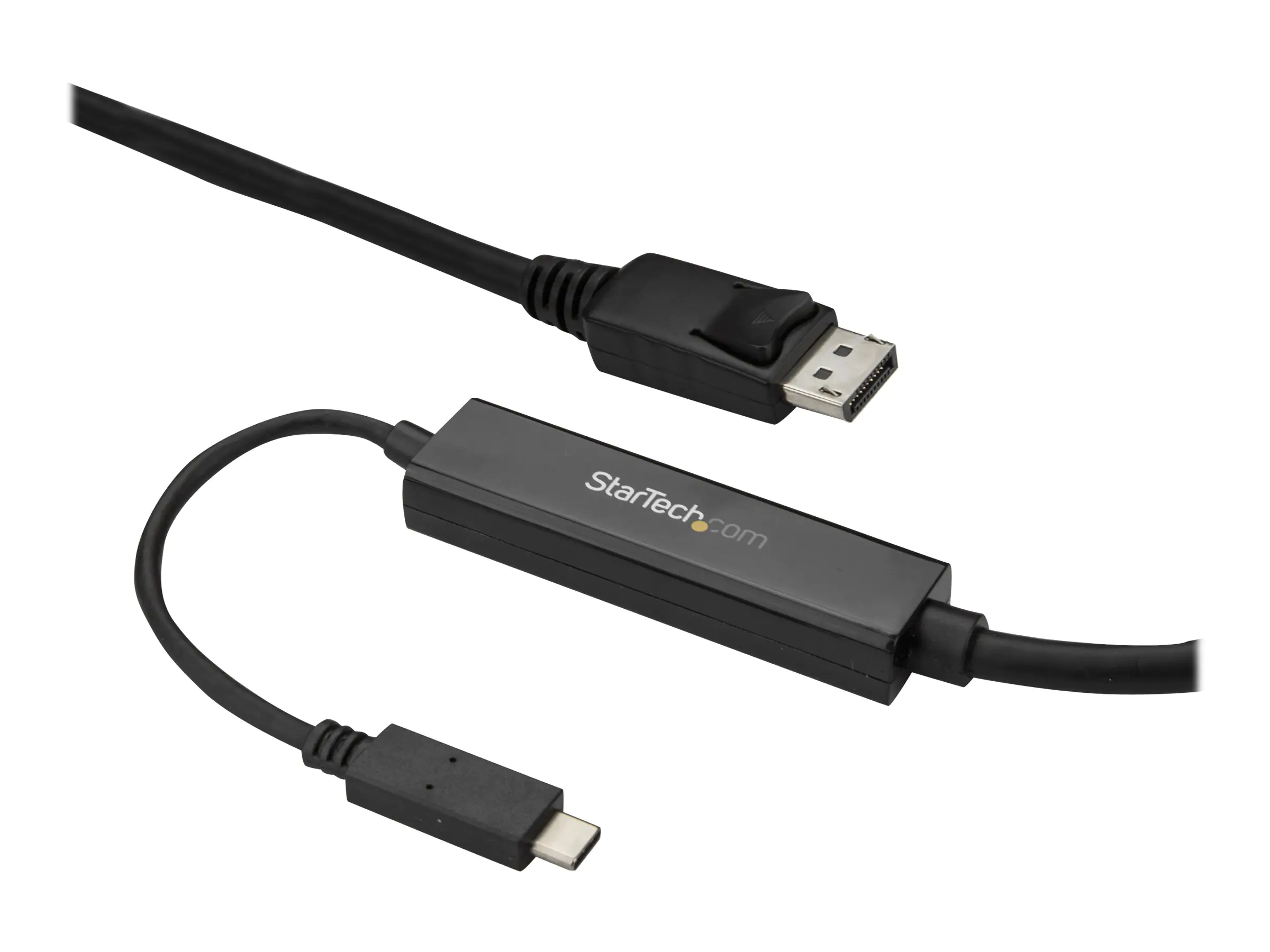 StarTech 3m USB-C auf DisplayPort Kabel - 4K 60Hz - Thunderbolt 3 kompatibel - USB Typ C Kabel - Schwarz -CDP2DPMM3MB - Externer Videoadapter - STM32F072CBU6 - USB-C - DisplayPort - Schwarz