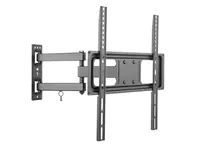 equip - Halterung - Voll beweglich - für LCD-Display / Curved LCD-Display - articulating - stainless steel - Schwarz - Bildschirmgröße: 81.3-139.7 cm (32"-55") - Wandmontage