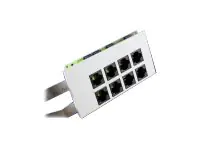 AGFEO Frontabdeckung - Schwarz - 8 Ports