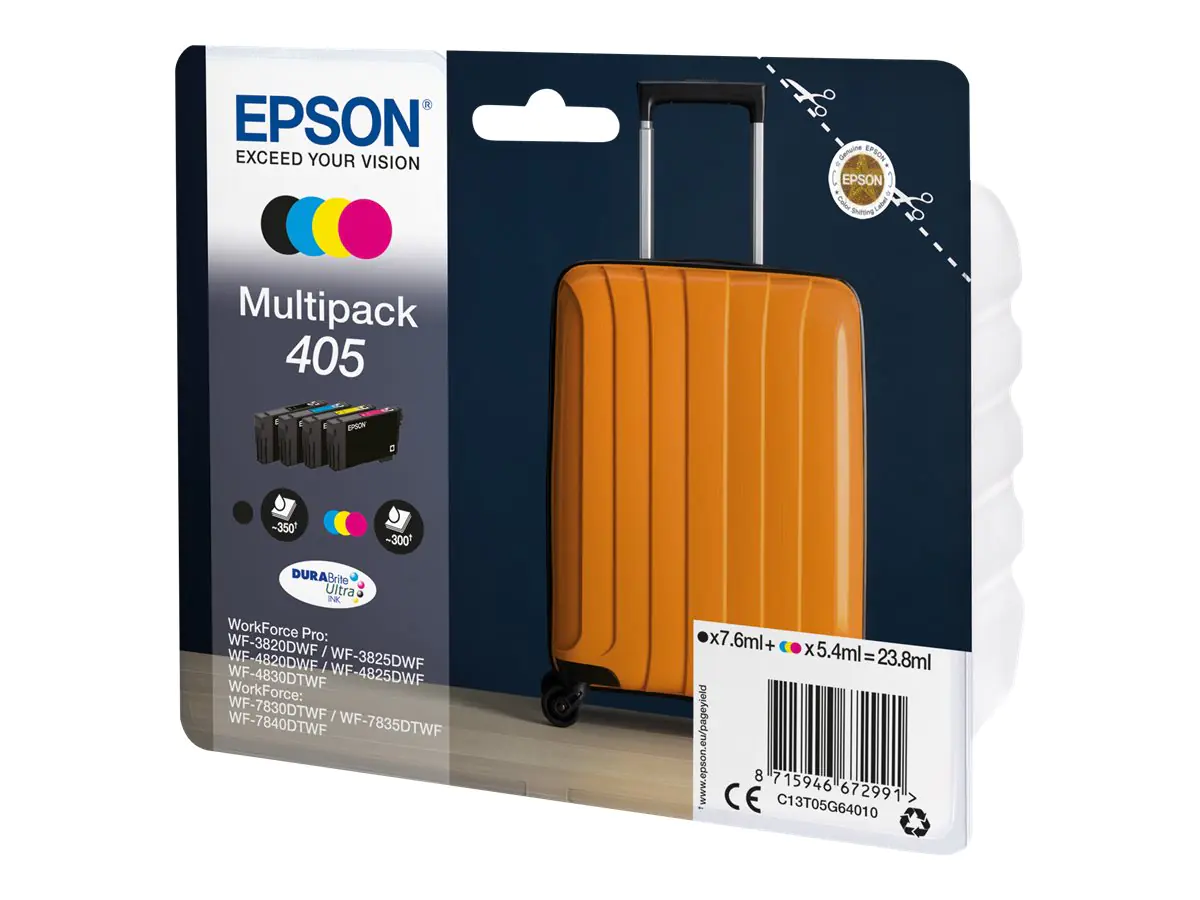 Epson 405 Multipack - 4er-Pack - Schwarz, Gelb