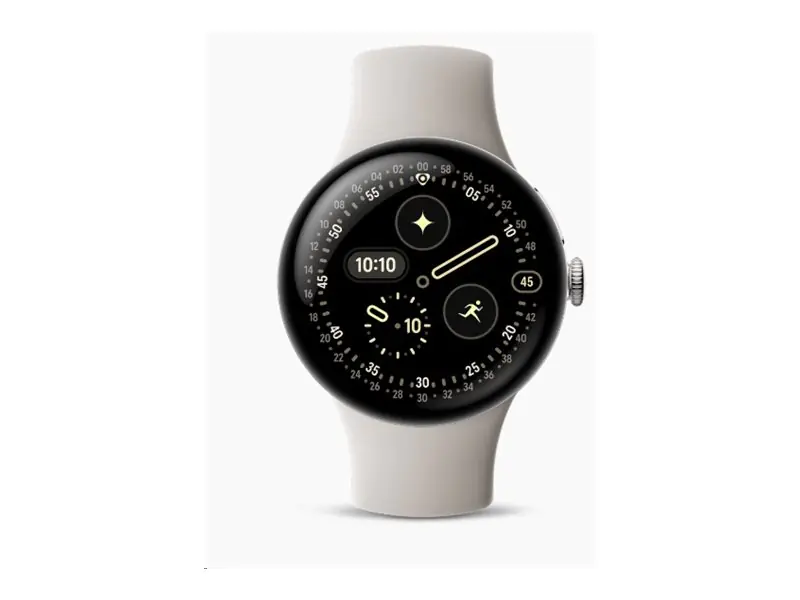 Google Pixel Watch 4 - 41 mm - Aluminium silber poliert