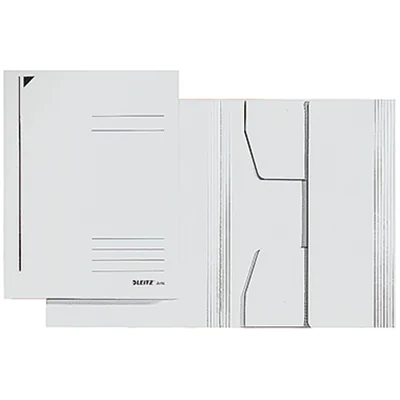 Leitz Jurismappe 39240001 DIN A4 3Klappen Colorspankarton weiß
