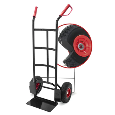 pro-bau-tec Sackkarre PU Basis 46 x 117,5 x 48 cm (B x H x L) 150kg Stahl, pulverbeschichtet schwarz